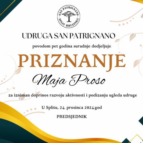 Pet godina aktivne u udruzi